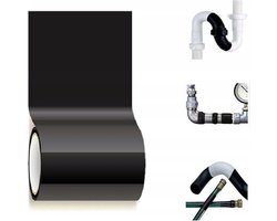Super Sterk Waterdichte Tape | Lekkage Tape | Montage Tape | Klus & Reparatie Tape | Flextape | Montage Reparatietape Klustape | Voor Reparatie Zwembad | Badkamer | Zwembad | Tent | Lekkages | Waterbestendig | Rubber | 1,5 Meter