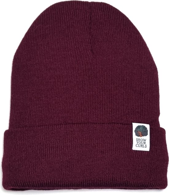 Bequemer Laden Wintermuts voor dames: warme beanie, gevoerd met fleece