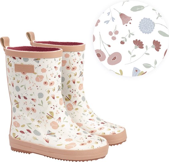 Little Dutch regenlaars - Flowers & Butterflies - kinderregenlaarzen - roze - mrt 22/23