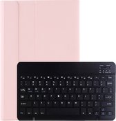 Hoesje Geschikt voor Lenovo Tab M10 Plus 3rd Gen Hoesje Toetsenbord Hoes - Hoes Geschikt voor Lenovo Tab M10 Plus (3e Gen) Keyboard Case Book Cover - Rosé goud