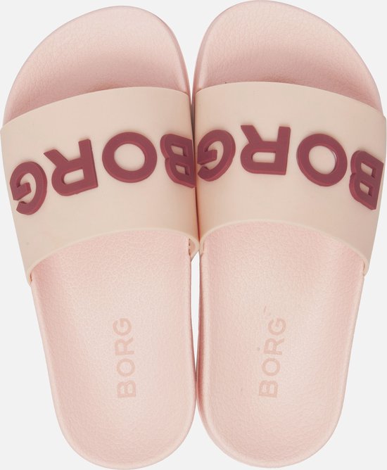 Bjorn Borg Knox Slides slippers roze - Maat 30