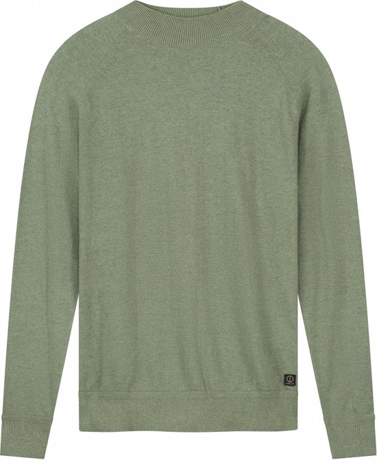 Dstrezzed - Pull Col Roulé Vert - Taille L - Coupe Regular