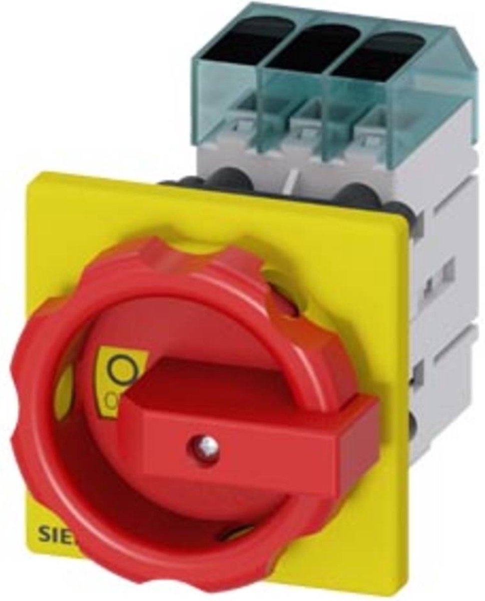 Siemens 3LD30540TK53 Belastbare scheidingsschakelaar Rood, Geel 3-polig 16 mm² 16 A 690 V/AC