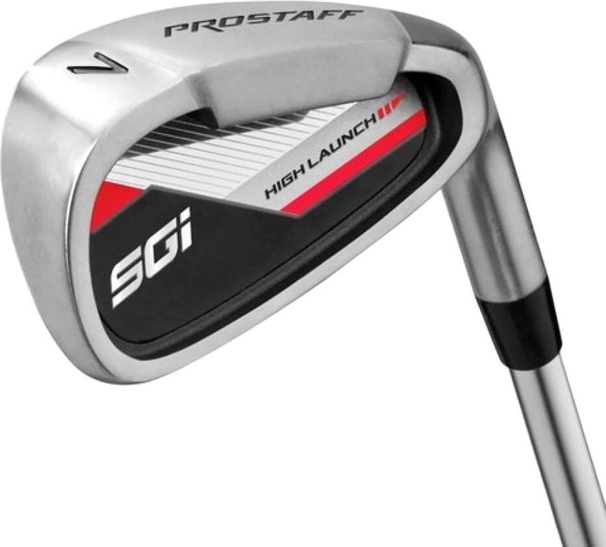Wilson Deep Red Maxx Irons 5 à SW Rouge / Noir acier r-flex