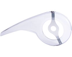 Hesling Transparant kettingscherm - 46 tands - kunststof - 53 cm - incl. bevestigingsbeugel