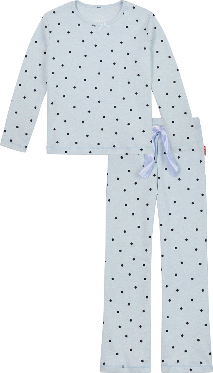 Claesen's Pyjama Set Dots - Maat: 116-122 Blauw