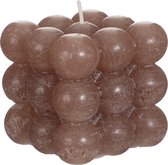Bubble Kaars - Bubbel Candle Taupe 8x8x8cm