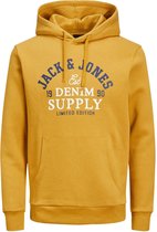 Jack & Jones Logo Sweat Hoodie  Trui Mannen - Maat L