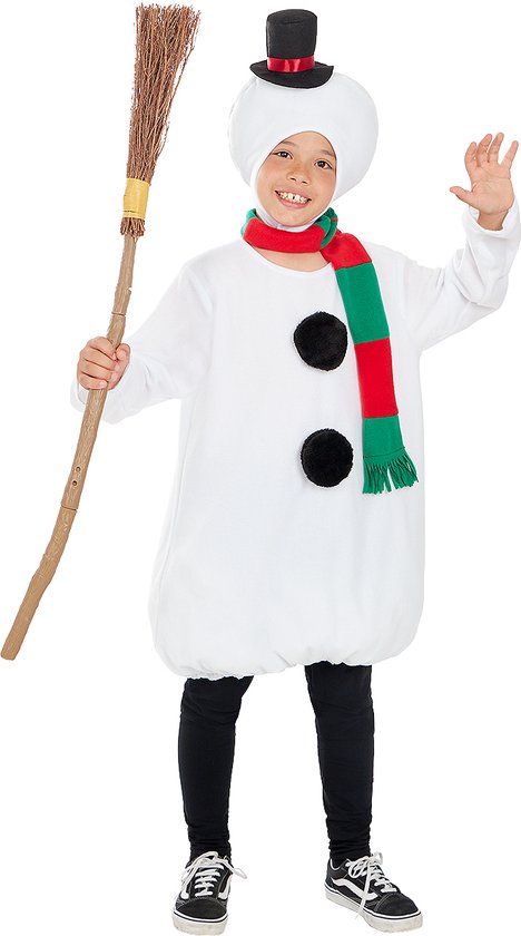 FUNIDELIA Sneeuwpop Kostuum Voor voor meisjes en jongens - Maat: