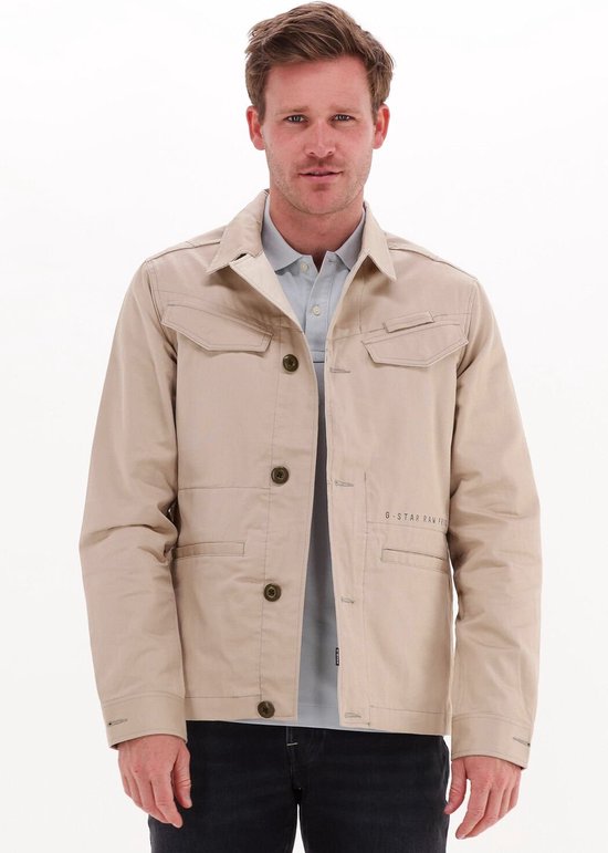 G-Star Raw Worker Overshirt Overhemden - Beige