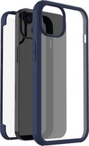 Accezz Hoesje Geschikt voor iPhone 14 Plus Hoesje - Accezz 360° Full Protective Cover - Blauw
