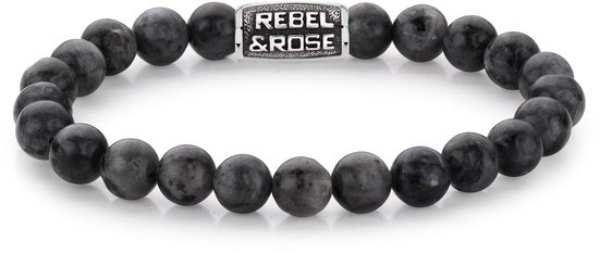 Rebel & Rose Grey Seduction Vintage - 8mm RR-80097-V-17.5 cm