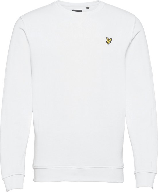 SINGLES DAY! Lyle and Scott - Sweater Wit - Heren - Maat M - Slim-fit
