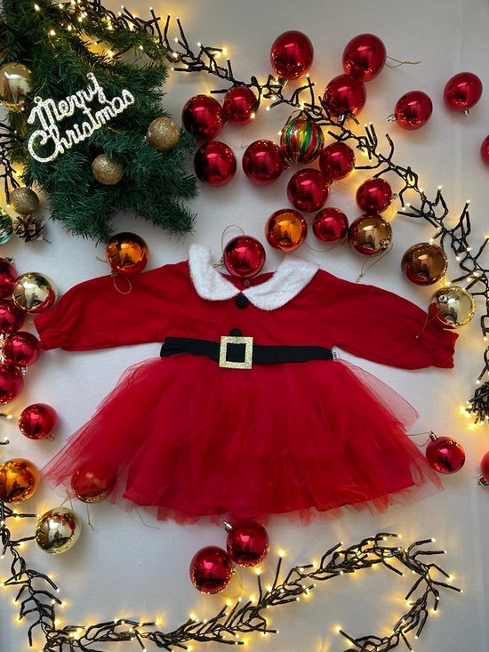 Costumes de Noël pour Vêtements de bébé Filles - Robe Sinterklaas - Rouge -  12-18 mois... | bol.com
