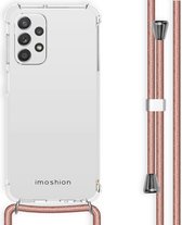 iMoshion Hoesje Geschikt voor Samsung Galaxy A23 (5G) Hoesje Met Koord - iMoshion Backcover met koord - Transparant