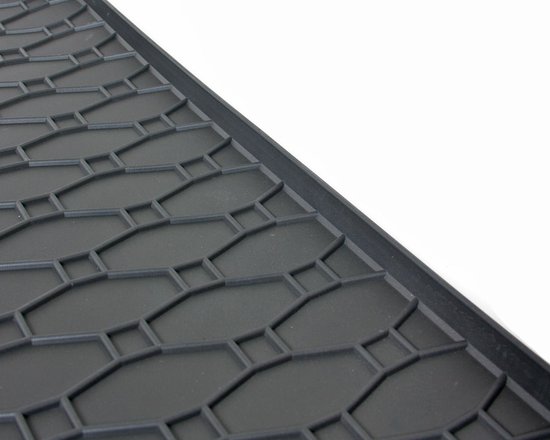 Tapis de coffre en caoutchouc adapté pour - VW T- Cross avec année de construction à partir de 2019-. Convient aux modèles avec plancher de chargement haut et bas.