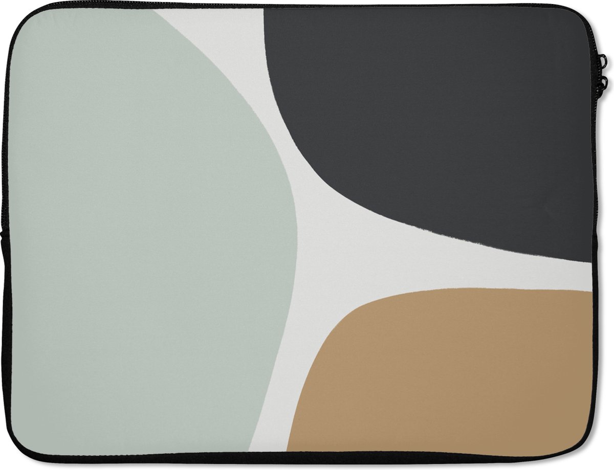 Laptophoes - Pastel - Minimalisme - Design - Abstract - Laptop - Laptop sleeve - Laptop case - 17 Inch