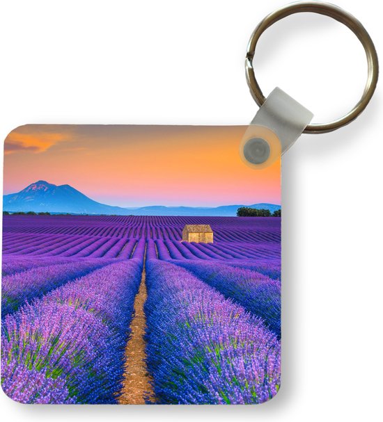 Porte-clés - Cadeaux - Lavande - Violet - Fleurs - Plastique