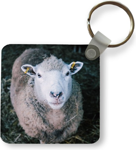 NICI - Talisminis - Sleutelhanger - Wit - Knuffeldierhanger met Geluksbrenger