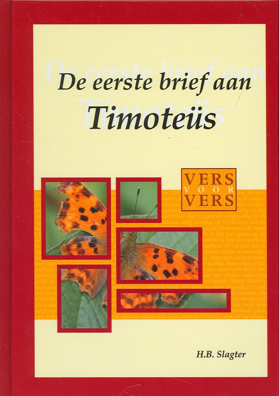 Cover van het boek 'De Eerste Brief Aan Timoteus' van H.B. Slagter