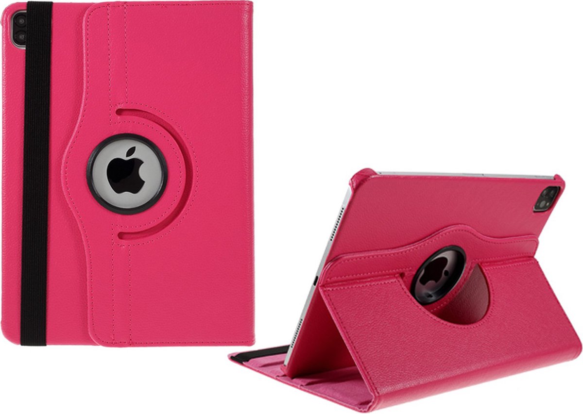 Arara Hoes Geschikt voor iPad Pro 11 inch hoes - (2022/2021/2020) - draaibaar tablethoes - bookcase - Roze