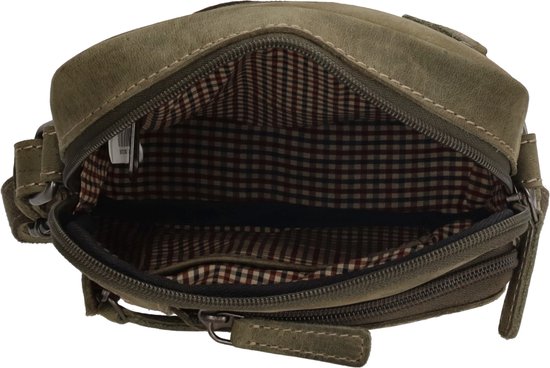 Sac à bandoulière Idaho Hide & Stitches - Vert olive