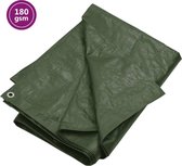 vidaXL Bâche 180 g/m² 3x5 m HDPE Vert