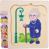 small foot - Layer Puzzle Grandma's Life
