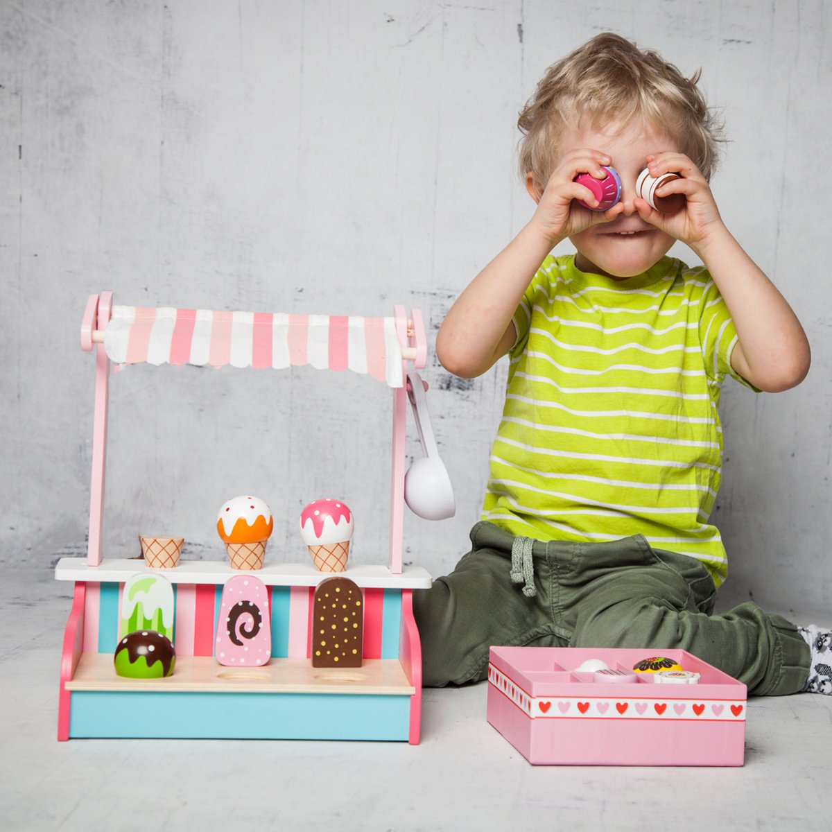 New Classic Toys® Speelgoedwinkeltje IJskraam Inclusief Accessoires — afbeelding 6
