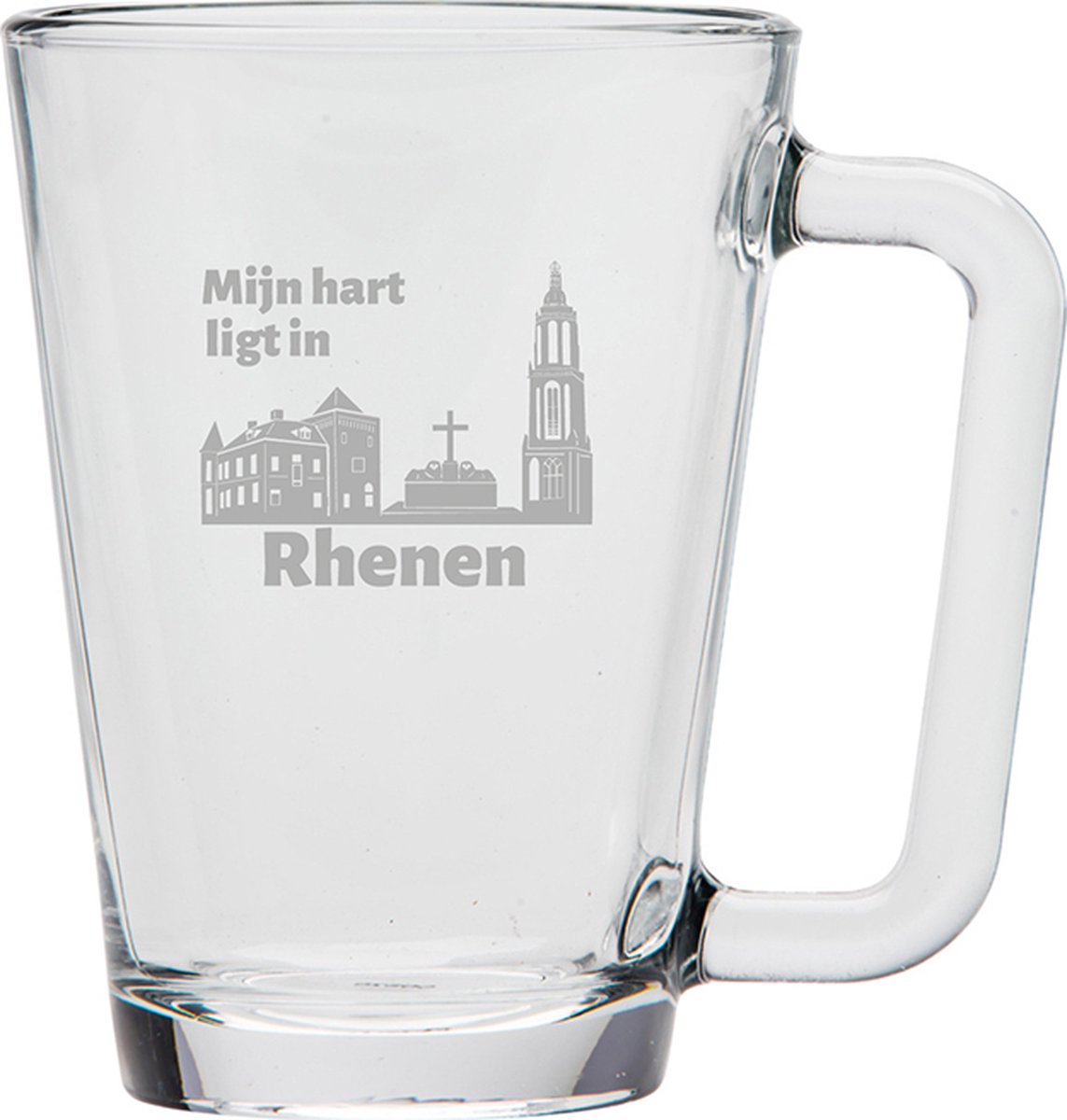 Gegraveerde theeglas 26cl Rhenen