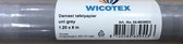 Wicotex-Papier de table op rol Papier damassé120cm x 8mètre Uni gris