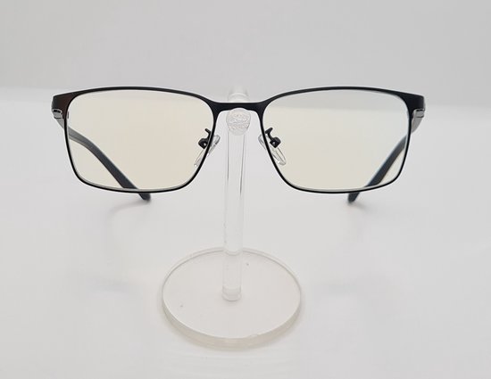 Unisex leesbril +1,5 met brillenkoker en microvezeldoekjes - Computerbril - Blauw Licht Filter Bril - Blue Light Filter Glasses - Multi Media Bril +1.5 - Lunettes de Lecture 5823 Aland optiek - Aland optiek