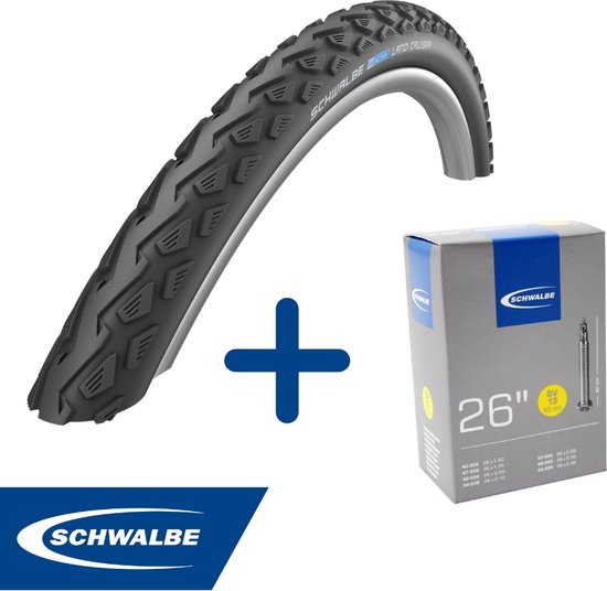 Schwalbe Road Cruiser Buitenband 28 X 1.60 (42-622) Zwart/crème Schwalbe Road Cruiser Buitenband 28 X 1.60 (42-622) Zwart/crème