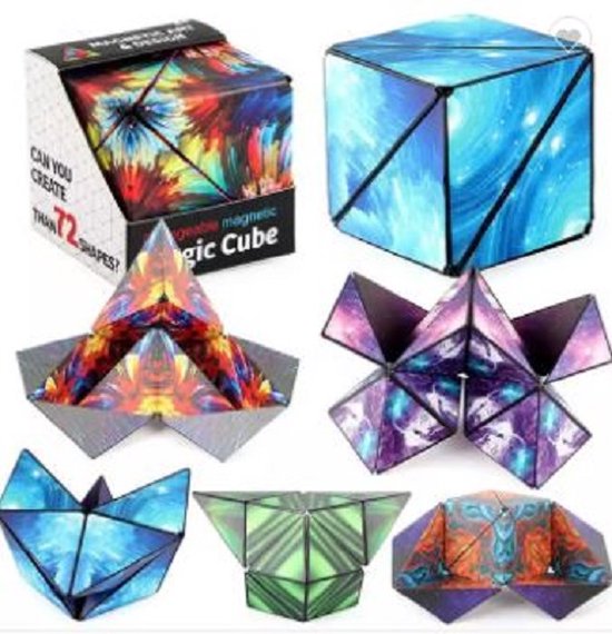 Thumbnail van een extra afbeelding van het spel 3D Magic Cube - Magnetisch - 72 figuren - fidget