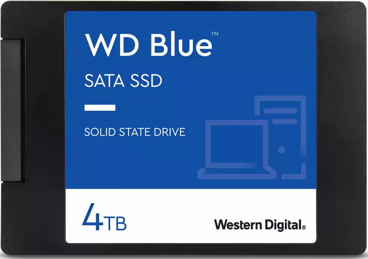Western Digital Blue - Interne SSD 2.5" - 4 TB