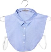 Kraagjeskopen.nl Herenkraagje Lichtblauw - Los Kraagje voor Mannen L/XL