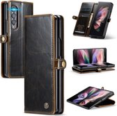 Casemania Hoesje Geschikt voor Samsung Galaxy Z Fold 4 Rustiek Sienna Brown - Portemonnee Book Case
