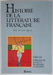 Histoire De LA Litterature Francaise