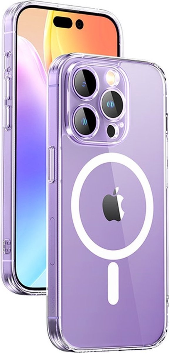 UGreen iPhone 14 Pro Max hoesje transparant -Gel MagSafe Compatible - geschikt voor Magnetisch opladen (geschikt door Apple iPhone )