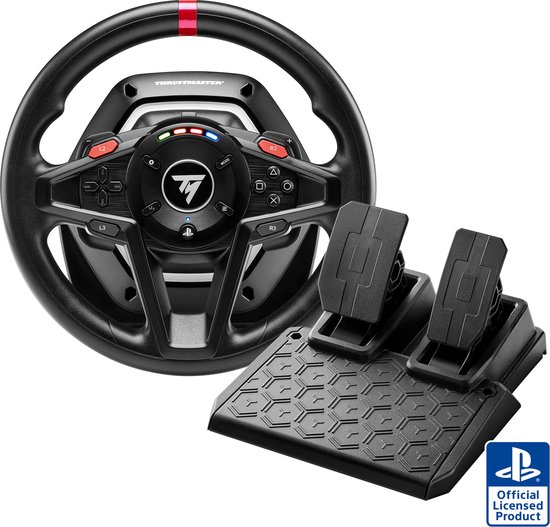 Thrustmaster T128 Force Feedback - racestuur met pedalen - PlayStation 5 - PlayStation 4 - PC