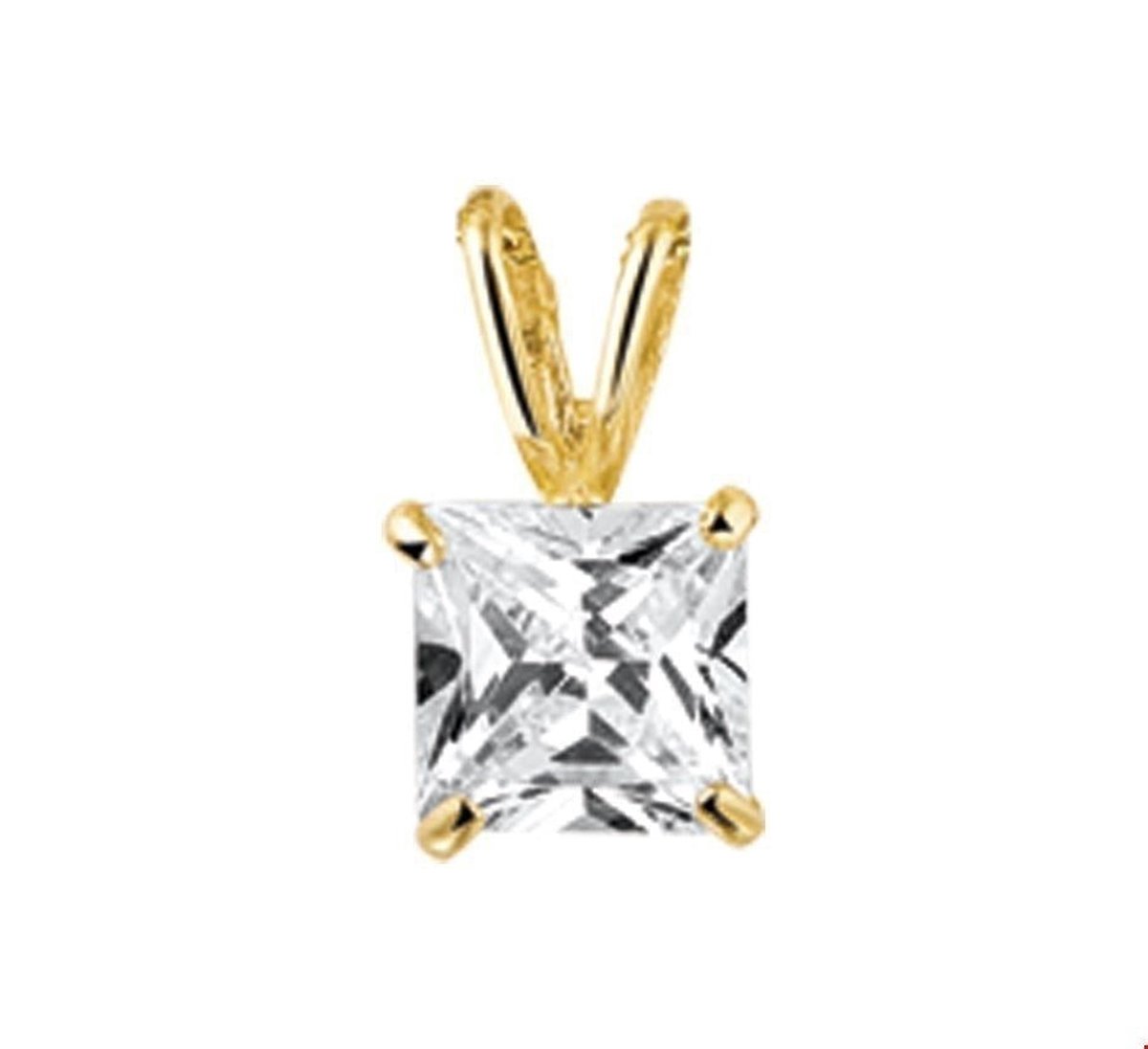 hanger zirkonia 14K geelgoud 4017289