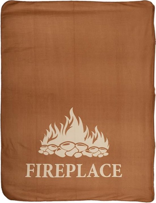 Esschert Design Fleeceplaid Fireplace 130x180cm