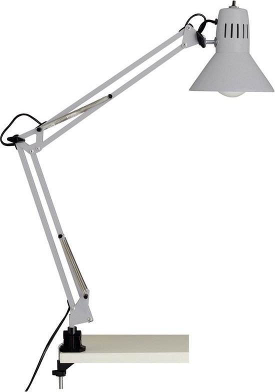 BRILLIANT lamp, Hobby bureauklemlamp titan, metaal, 1x A60, E27, 40W,  normale lampen... | bol.com
