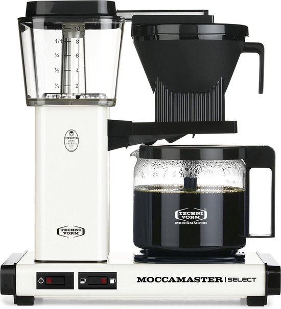 Filterkoffiemachine KBG Select, Off-White – Moccamaster aanbieding