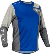 Fly Racing MX Jersey Kinetic Jet Blue Grey White M - Maat - Jas