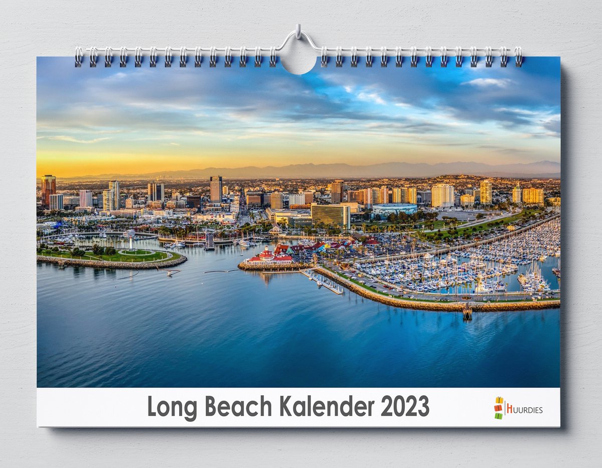 Long Beach kalender 2023 | 35x24 cm | jaarkalender 2023 | Wandkalender 2023