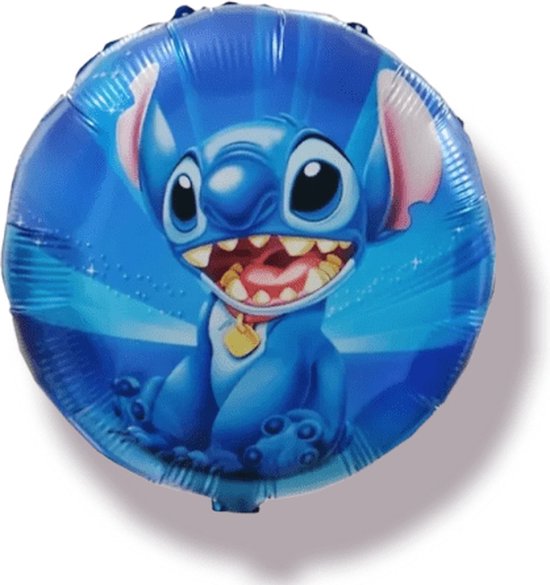 Ballon Stich, 45 cm Disney, folieballon , Kindercrea