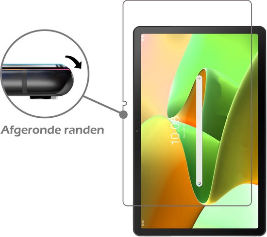 Lenovo Tab M10 Plus (3ème génération) Coque Bumper Kids avec protection d'écran - Housse Lenovo Tab M10 Plus antichoc - Oranje