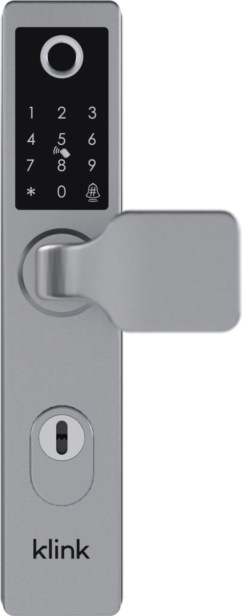 Klink Smart One RVS - Slim Deurslot - Smart lock - Klink (Smartklink)