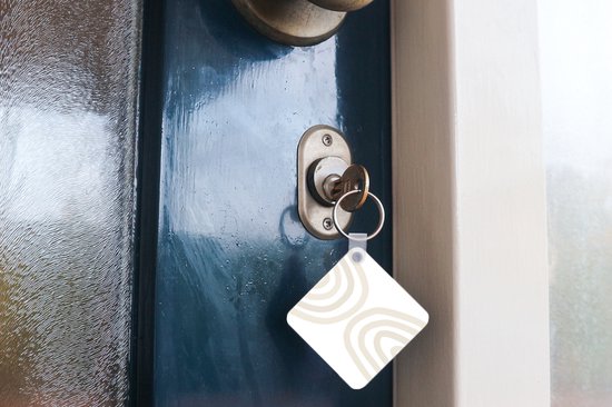 Porte-clés - Cadeaux - Arc-en-ciel - Pastel - Design - Abstrait - Plastique